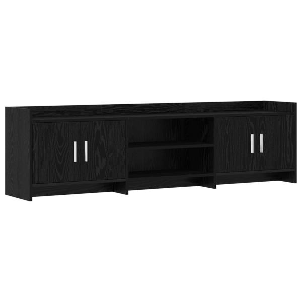 TV-Schränk 168 x 33 x 47 cm Schwarze Eiche Holzwerkstoff