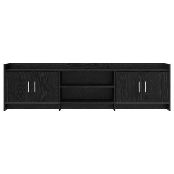 TV-Schränk 168 x 33 x 47 cm Schwarze Eiche Holzwerkstoff