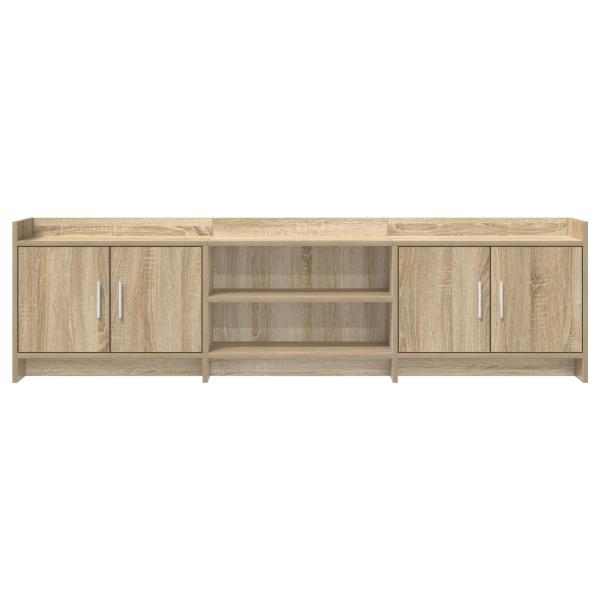 TV-Schränk 168 x 33 x 47 cm Sonoma-Eiche Holzwerkstoff