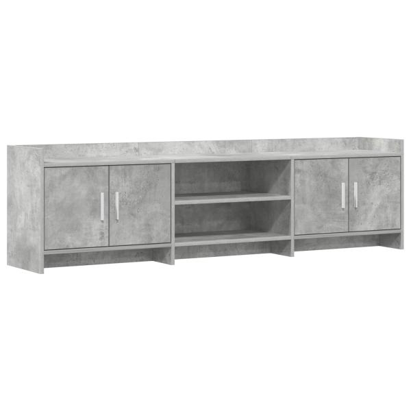 TV-Schränk 168 x 33 x 47 cm Betongrau Holzwerkstoff