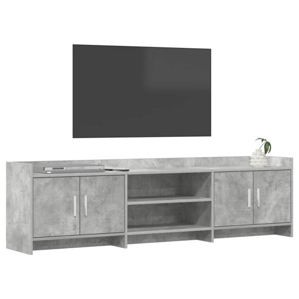 TV-Schränk 168 x 33 x 47 cm Betongrau Holzwerkstoff