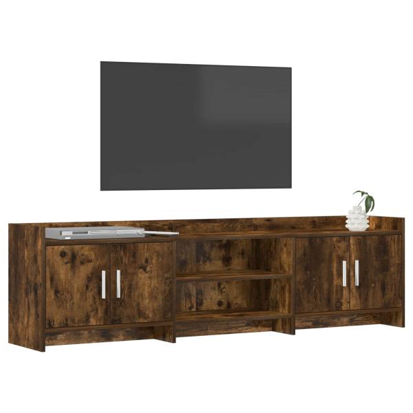 TV-Schränk 168 x 33 x 47 cm Geräucherte Eiche Holzwerkstoff