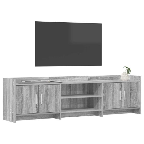 TV-Schränk 168 x 33 x 47 cm Grau Sonoma Holzwerkstoff