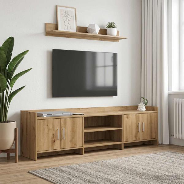 ARDEBO.de - TV-Schränk 168 x 33 x 47 cm Artisan-Eiche Holzwerkstoff