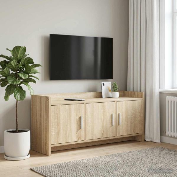 ARDEBO.de - TV-Schränk 102 x 33 x 47 cm Sonoma-Eiche Holzwerkstoff