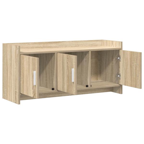 TV-Schränk 102 x 33 x 47 cm Sonoma-Eiche Holzwerkstoff