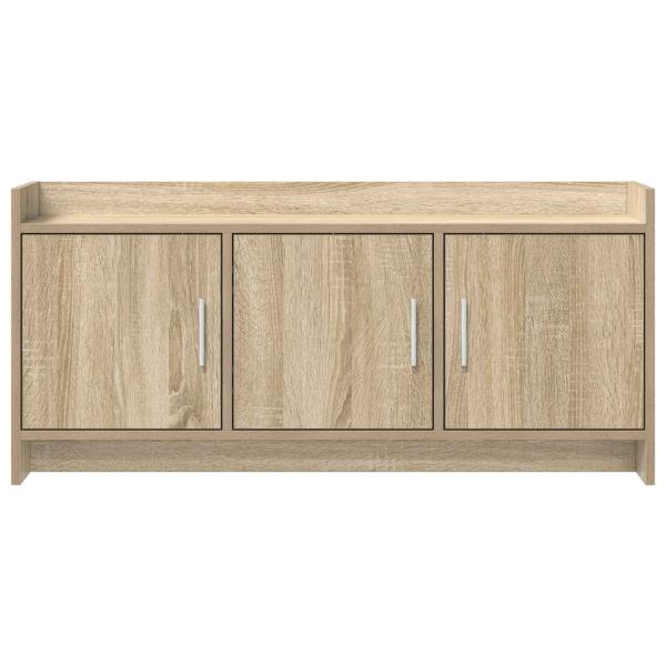 TV-Schränk 102 x 33 x 47 cm Sonoma-Eiche Holzwerkstoff