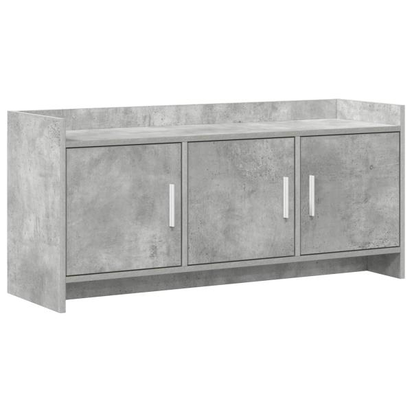 TV-Schränk 102 x 33 x 47 cm Betongrau Holzwerkstoff
