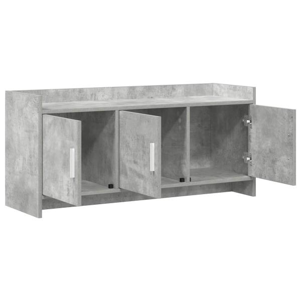 TV-Schränk 102 x 33 x 47 cm Betongrau Holzwerkstoff