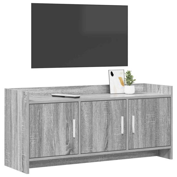 TV-Schränk 102 x 33 x 47 cm Grau Sonoma Holzwerkstoff