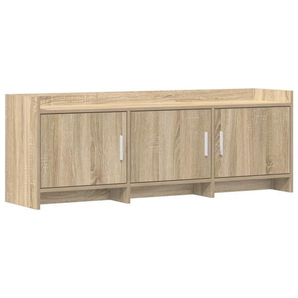 TV-Schränk 130 x 33 x 47 cm Sonoma-Eiche Holzwerkstoff