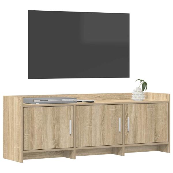 TV-Schränk 130 x 33 x 47 cm Sonoma-Eiche Holzwerkstoff