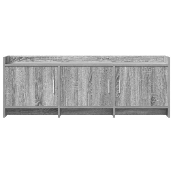 TV-Schränk 130 x 33 x 47 cm Grau Sonoma Holzwerkstoff