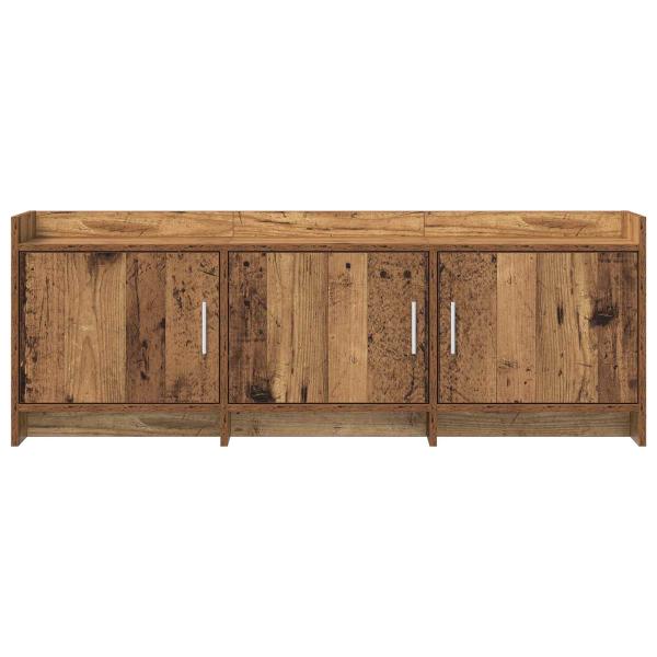 TV-Schränk 130 x 33 x 47 cm Altholz Holzwerkstoff