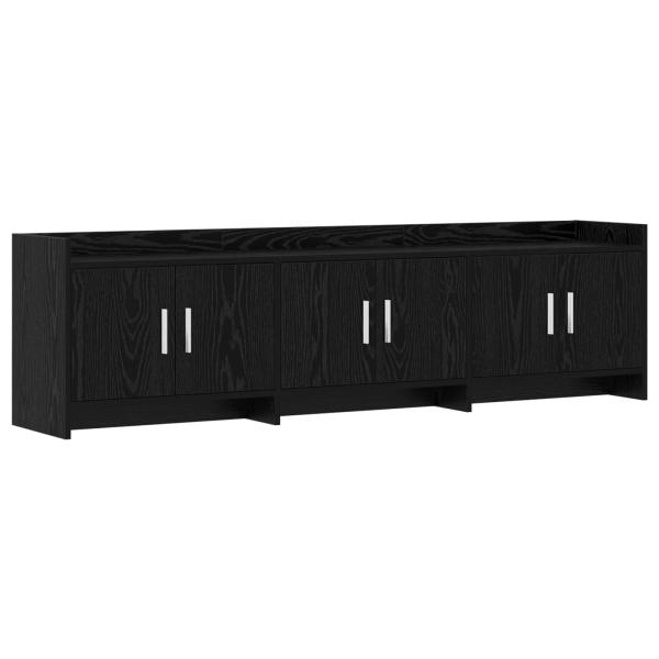TV-Schränk 168 x 33 x 47 cm Schwarze Eiche Holzwerkstoff