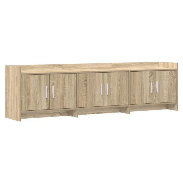 TV-Schränk 168 x 33 x 47 cm Sonoma-Eiche Holzwerkstoff