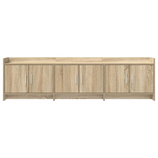 TV-Schränk 168 x 33 x 47 cm Sonoma-Eiche Holzwerkstoff