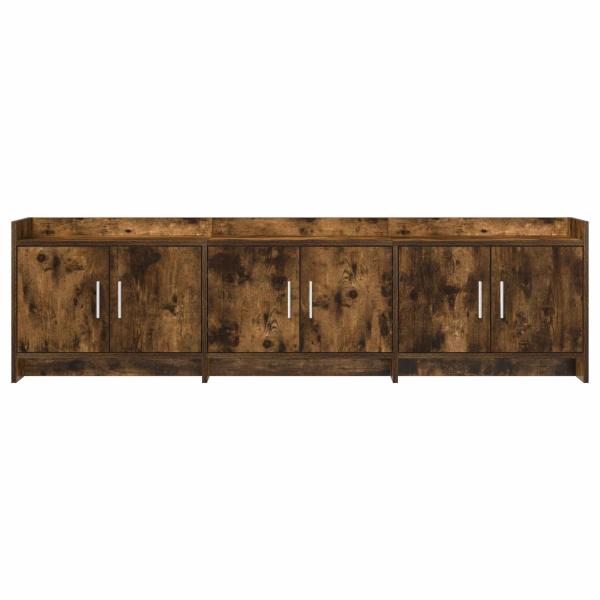 TV-Schränk 168 x 33 x 47 cm Geräucherte Eiche Holzwerkstoff