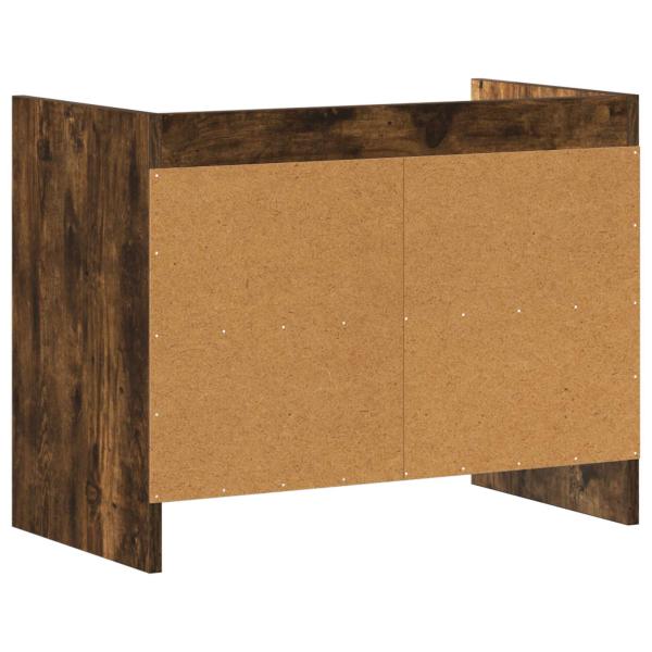 TV-Schränk 60 x 33 x 47 cm Geräucherte Eiche Holzwerkstoff