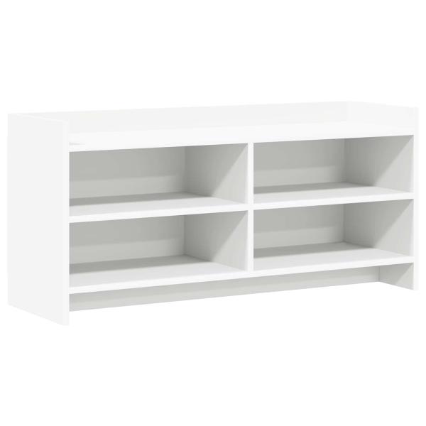 TV-Schränk 100 x 33 x 47 cm Weiß Holzwerkstoff