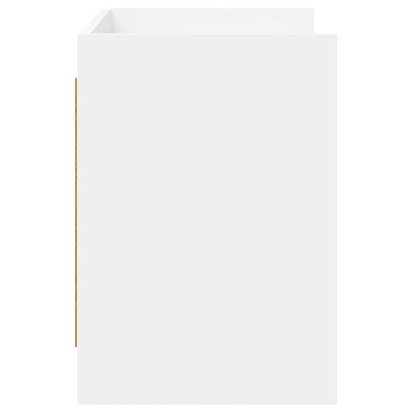 TV-Schränk 100 x 33 x 47 cm Weiß Holzwerkstoff