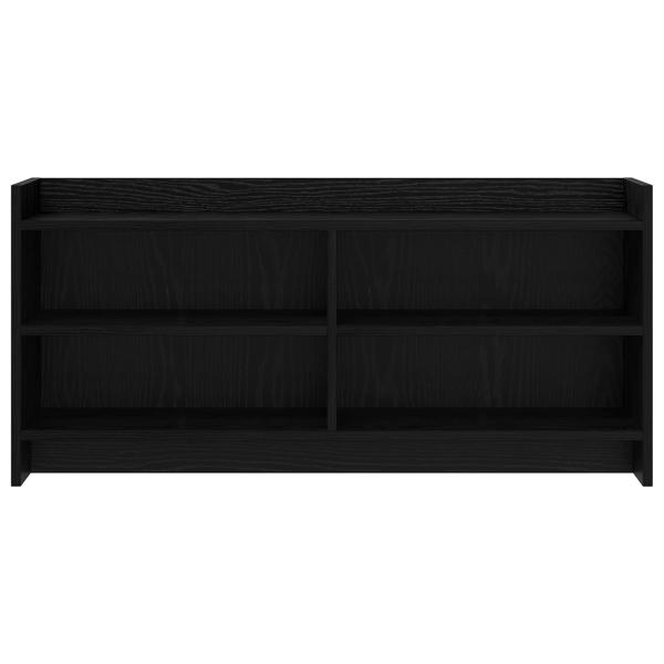 TV-Schränk 100 x 33 x 47 cm Schwarze Eiche Holzwerkstoff