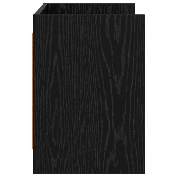 TV-Schränk 100 x 33 x 47 cm Schwarze Eiche Holzwerkstoff