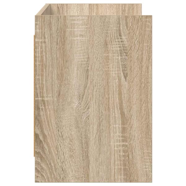 TV-Schränk 100 x 33 x 47 cm Sonoma-Eiche Holzwerkstoff
