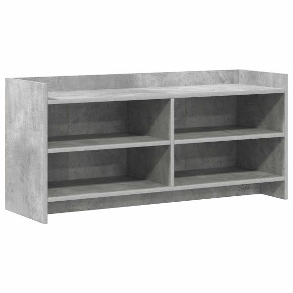 TV-Schränk 100 x 33 x 47 cm Betongrau Holzwerkstoff