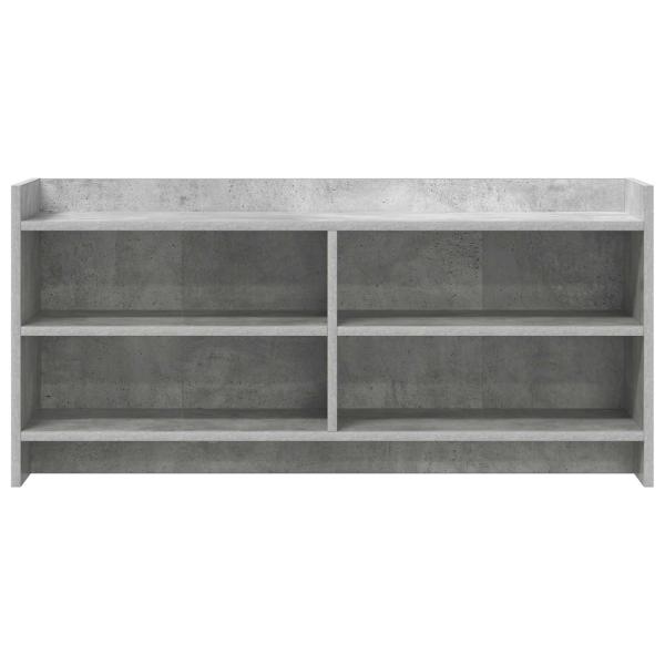 TV-Schränk 100 x 33 x 47 cm Betongrau Holzwerkstoff