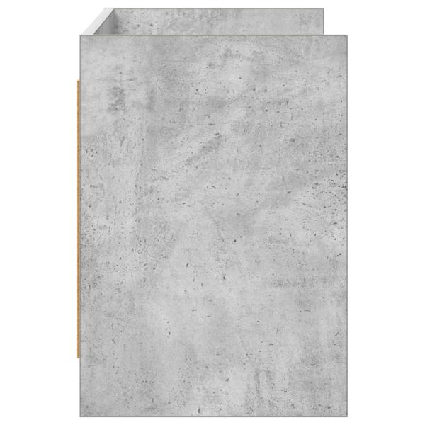 TV-Schränk 100 x 33 x 47 cm Betongrau Holzwerkstoff