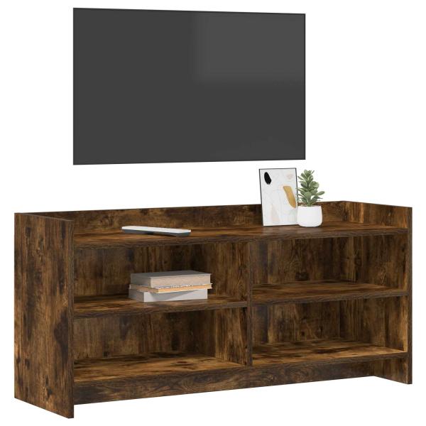 TV-Schränk 100 x 33 x 47 cm Geräucherte Eiche Holzwerkstoff