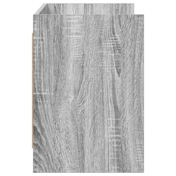 TV-Schränk 100 x 33 x 47 cm Grau Sonoma Holzwerkstoff