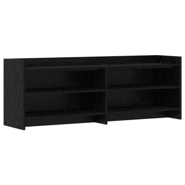 TV-Schränk 135 x 33 x 47 cm Schwarze Eiche Holzwerkstoff