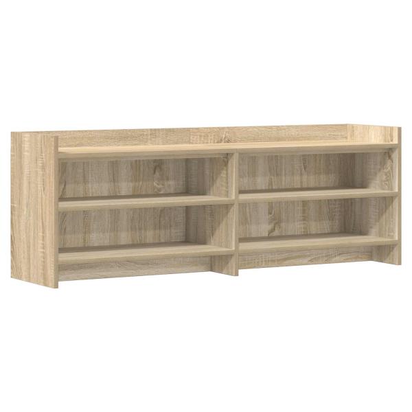 TV-Schränk 135 x 33 x 47 cm Sonoma-Eiche Holzwerkstoff
