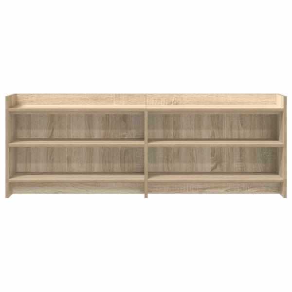 TV-Schränk 135 x 33 x 47 cm Sonoma-Eiche Holzwerkstoff