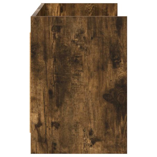 TV-Schränk 135 x 33 x 47 cm Geräucherte Eiche Holzwerkstoff