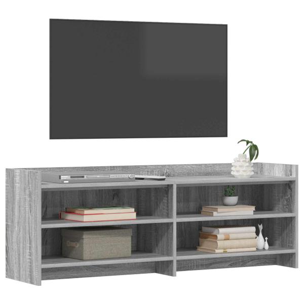 TV-Schränk 135 x 33 x 47 cm Grau Sonoma Holzwerkstoff