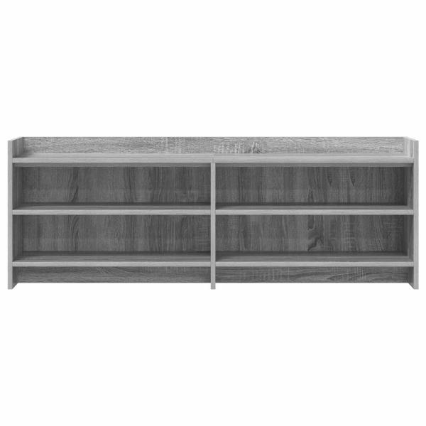 TV-Schränk 135 x 33 x 47 cm Grau Sonoma Holzwerkstoff