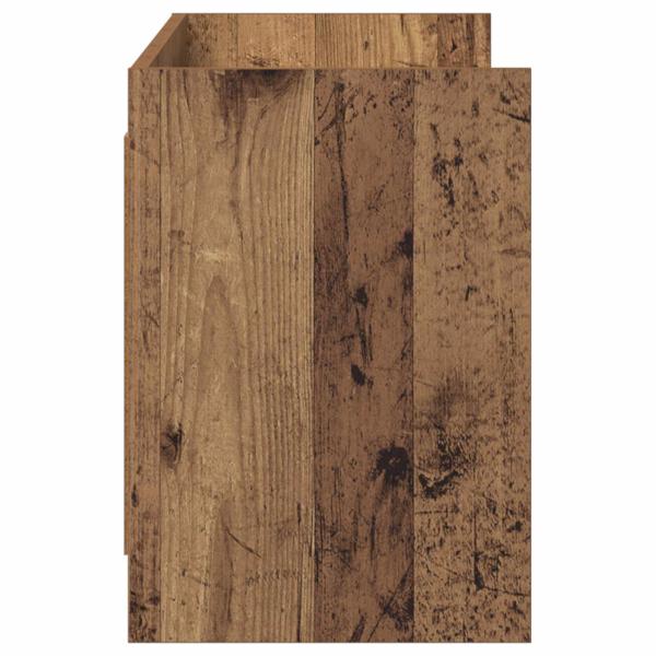TV-Schränk 135 x 33 x 47 cm Altholz Holzwerkstoff