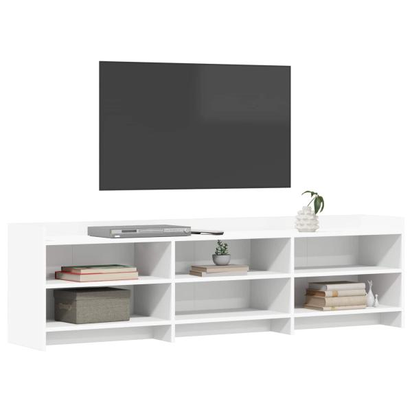 TV-Schränk 168 x 33 x 47 cm Weiß Holzwerkstoff
