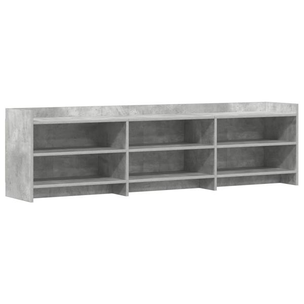 TV-Schränk 168 x 33 x 47 cm Betongrau Holzwerkstoff