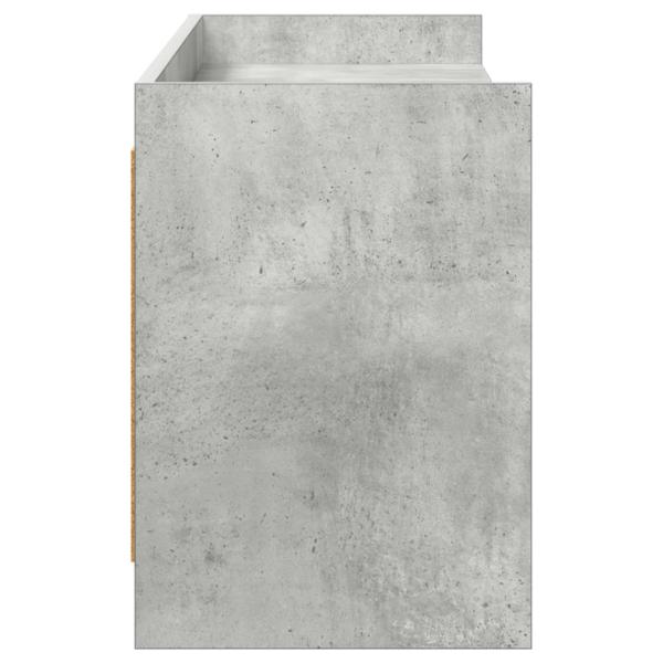 TV-Schränk 168 x 33 x 47 cm Betongrau Holzwerkstoff