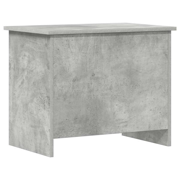 Aufbewahrungstruhe Betongrau 60 x 40 x 50 cm Holzwerkstoff