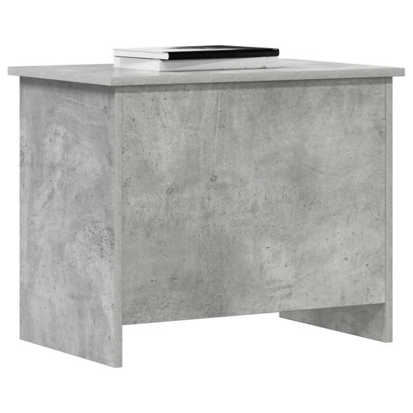 Aufbewahrungstruhe Betongrau 60 x 40 x 50 cm Holzwerkstoff