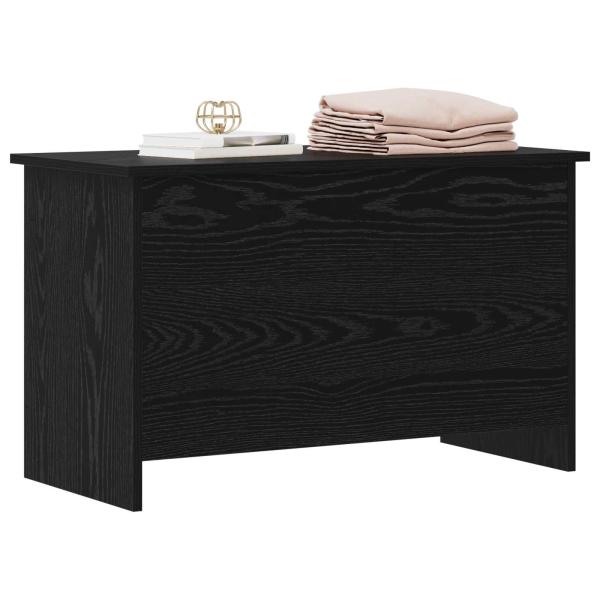 Aufbewahrungstruhe Schwarze Eiche 80 x 40 x 50 cm Holzwerkstoff