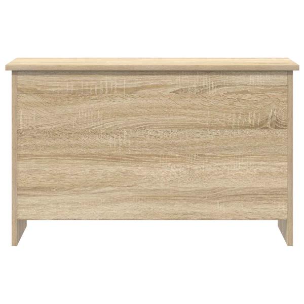 Aufbewahrungstruhe Sonoma-Eiche 80 x 40 x 50 cm Holzwerkstoff