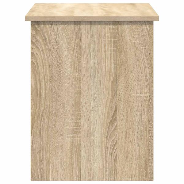 Aufbewahrungstruhe Sonoma-Eiche 80 x 40 x 50 cm Holzwerkstoff