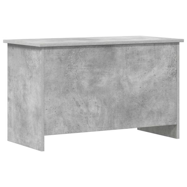 Aufbewahrungstruhe Betongrau 80 x 40 x 50 cm Holzwerkstoff