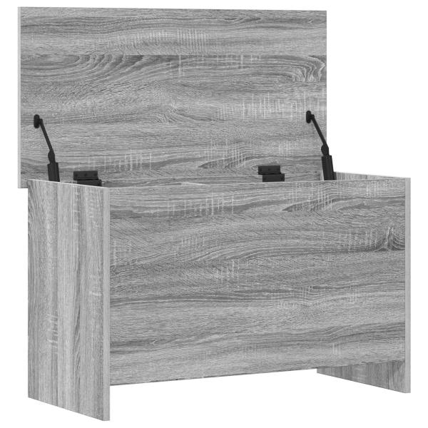 Aufbewahrungstruhe Grau Sonoma 80 x 40 x 50 cm Holzwerkstoff
